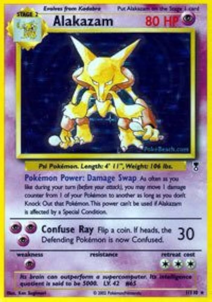 Pokemon - Alakazam (1) - Legendary Collection - Holo